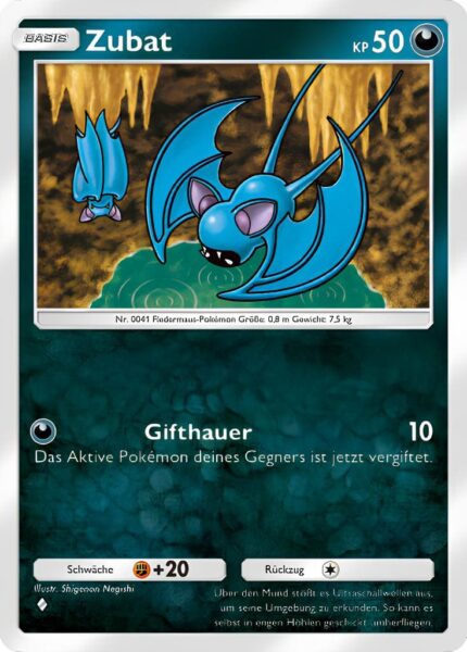 Zubat-107-161-Weisheit-von-Meer-und-Himmel-A4-Pokémon-TCG-Sammelkartenspiel-Pocket-Karte