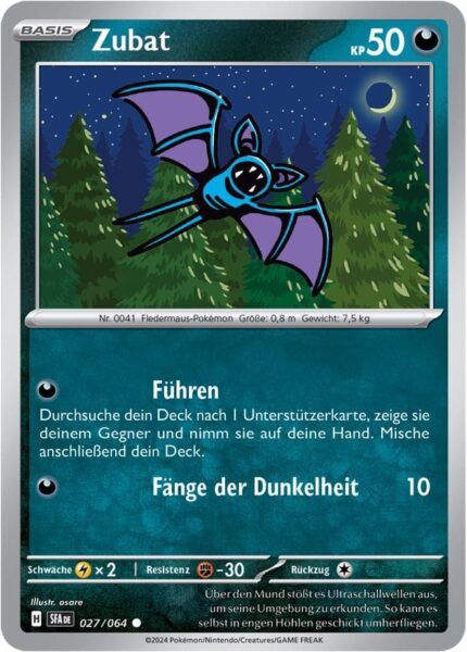 Zubat_027-064_SFA-DE_Nebel-der-Sagen_Pokémon-Karte_Deutsch-TCG-Sammelkartenspiel_Karmesin-Purpur