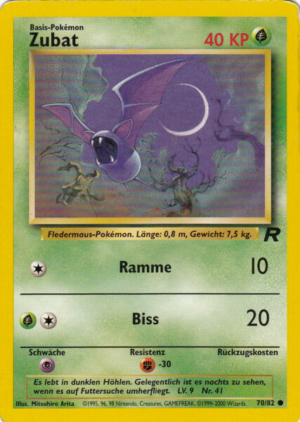 Zubat_70-82_Team-Rocket_Pokémon-Karte_Deutsch