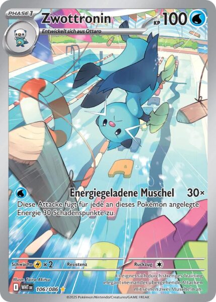 Zwottronin-106-086-WHT-DE-Weiße-Flammen-Pokémon-Karte-Karmesin-Purpur-Deutsch