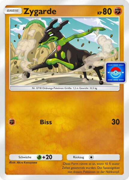 Zygarde-051-P-B-Promo-Karte-Pokémon-TCG-Sammelkartenspiel-Pocket-Deutsch