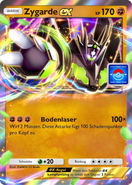 Zygarde-ex-043-P-B-Promo-Karte-Pokémon-TCG-Sammelkartenspiel-Pocket-Deutsch