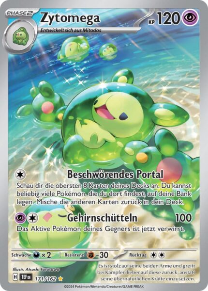 Zytomega_171-162_TEF-DE_Gewalten-der-Zeit_Temporal-Forces_Illustration-Rare_Pokémon-Karte_Deutsch_TCG_Sammelkartenspiel